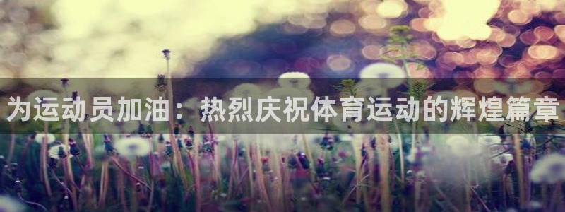 海南米兰体育官网下载：为运动员加油：热烈庆祝体育运动