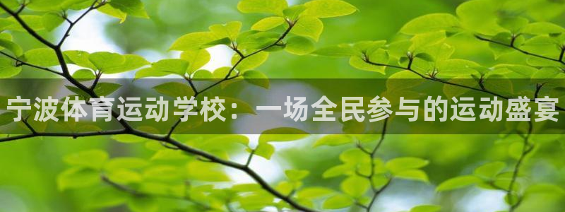 米兰体育官网下载平台注册流程图：宁波体育运动学校：一