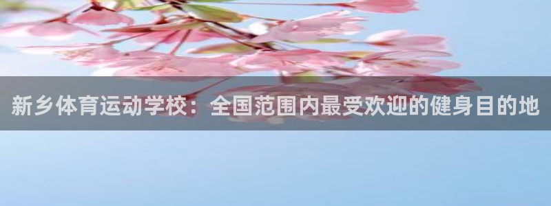 米兰体育官方正版app新能源：新乡体育运动学校：全国范围内最