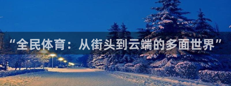 米兰体育官方正版app娱乐首页官网下载：“全民体育：从街头到